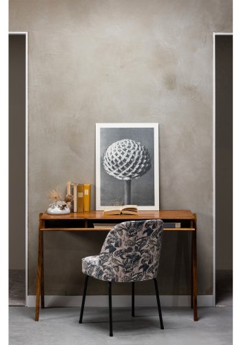 BEPUREHOME Collection skrivebord, m. 3 bne rum - brun akacietr (120x50)