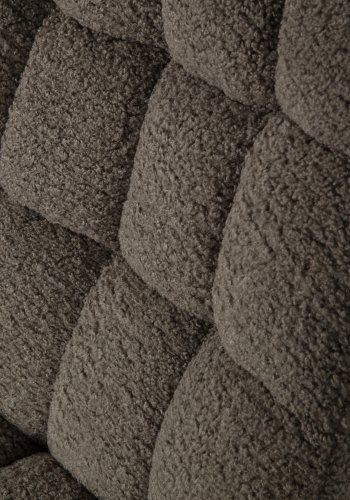 WOOOD Job drejestol - varm grn polyester bamsestof og sort metal