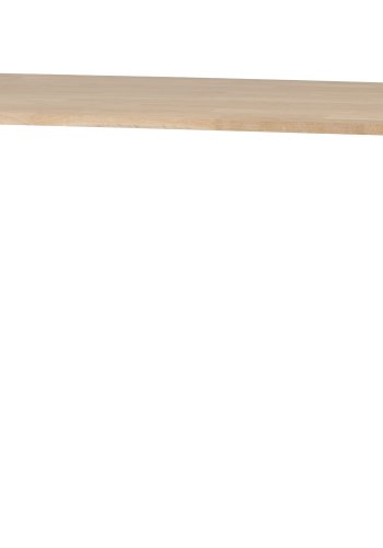 WOOOD Tablo spisebord, rektangulr - natur eg og sort stl (160x90)
