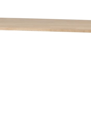 WOOOD Tablo spisebord, rektangulr - natur eg og sort stl (180x90)