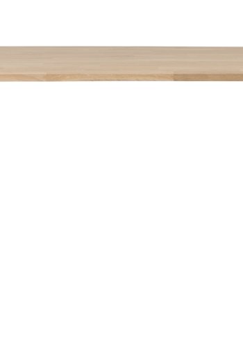 WOOOD Tablo spisebord, rektangulr - natur eg og sort stl (180x90)
