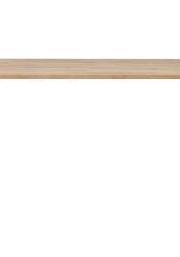 WOOOD Tablo spisebord, oval - natur eg og sort stl (220x90)