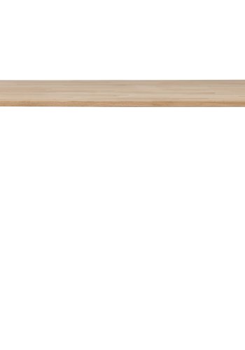 WOOOD Tablo spisebord, oval - natur eg og sort stl (220x90)