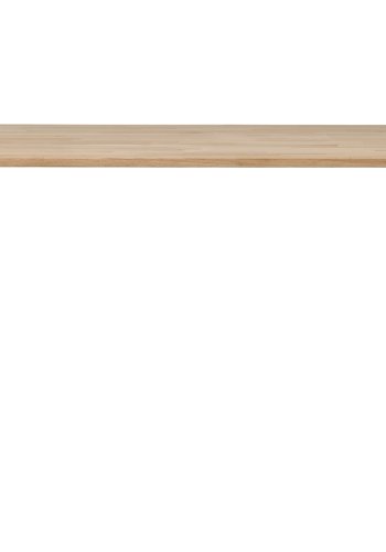 WOOOD Tablo spisebord, oval - natur eg og sort stl (220x90)