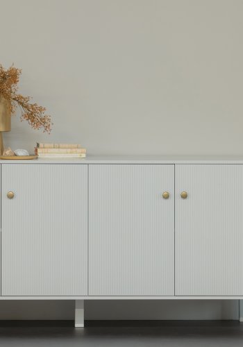 WOOOD Madu sknk, m. 4 lger og 2 hylder - skygr fyrretr og metal