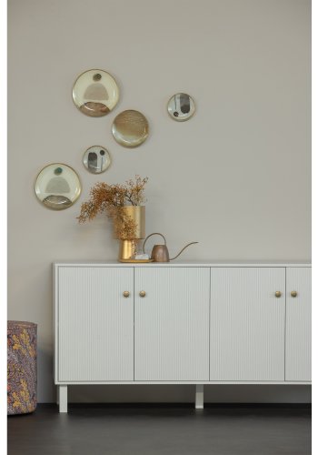 WOOOD Madu sknk, m. 4 lger og 2 hylder - skygr fyrretr og metal