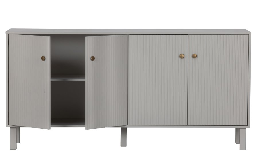 WOOOD Madu sknk, m. 4 lger og 2 hylder - skygr fyrretr og metal