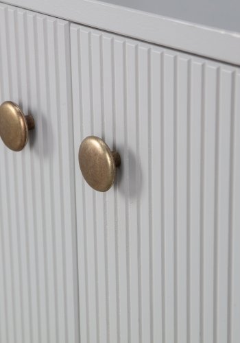 WOOOD Madu sknk, m. 4 lger og 2 hylder - skygr fyrretr og metal