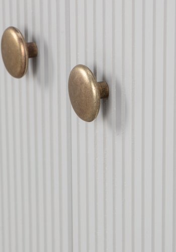 WOOOD Madu garderobeskab, m. 2 lger, 1 skuffe, 3 hylder, 1 bjlestang - skygr fyrretr og metal