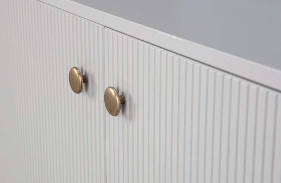 WOOOD Madu reol, m. 2 lger - skygr fyrretr og metal (H:200)