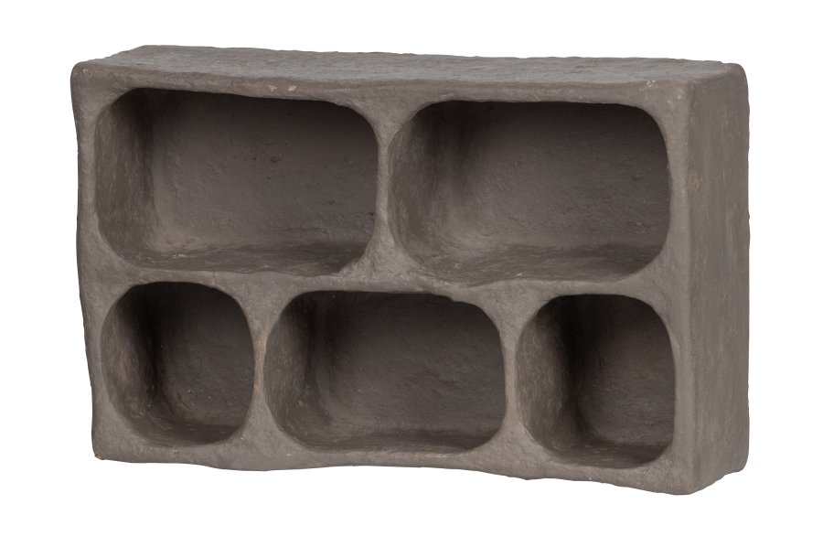 BEPUREHOME Collection vghylde, rektangulr - gr papmache