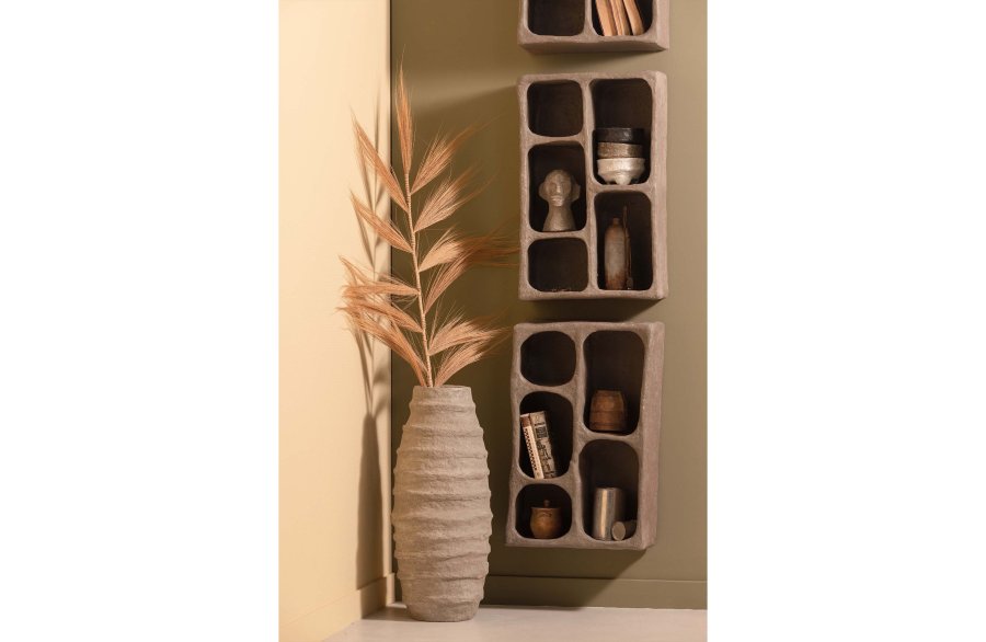 BEPUREHOME Collection vghylde, rektangulr - gr papmache