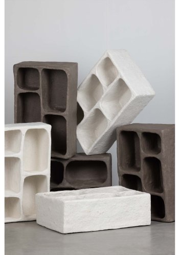 BEPUREHOME Collection vghylde, rektangulr - gr papmache