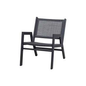 WOOOD Pem havestol, m. armln - sort aluminium 