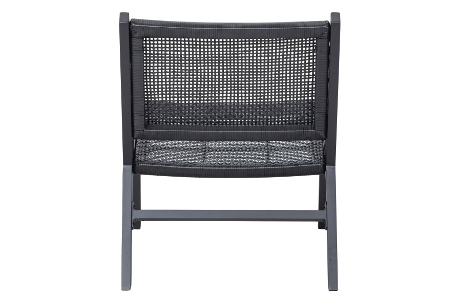 WOOOD Pem havestol, m. armln - sort aluminium 