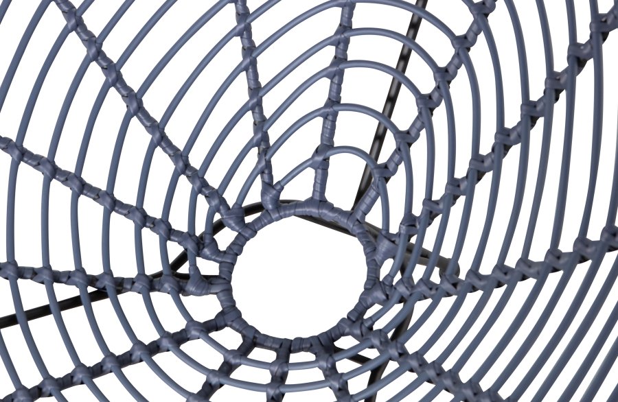 WOOOD Jane udendrs loungestol - blk sort polyethylen og sort stl