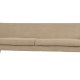 WOOOD Rocco XL sofa - sand polyester bamsestof og sort birketr