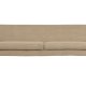 WOOOD Rocco XL sofa - sand polyester bamsestof og sort birketr