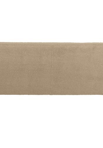 WOOOD Rocco XL sofa - sand polyester bamsestof og sort birketr