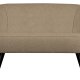 WOOOD Sara lille sofa - sand polyester bamsestof og tr