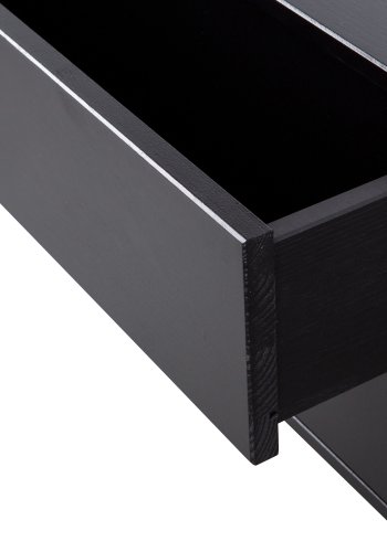 WOOOD EXCLUSIVE Finca TV-skab, m. 2 push to open skuffer - sort fyrretr