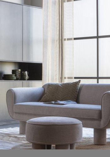 WOOOD EXCLUSIVE Finca skab, m. 4 lger, 3 hylder, 1 bent rum - dyb sort fyrretr (B:110)