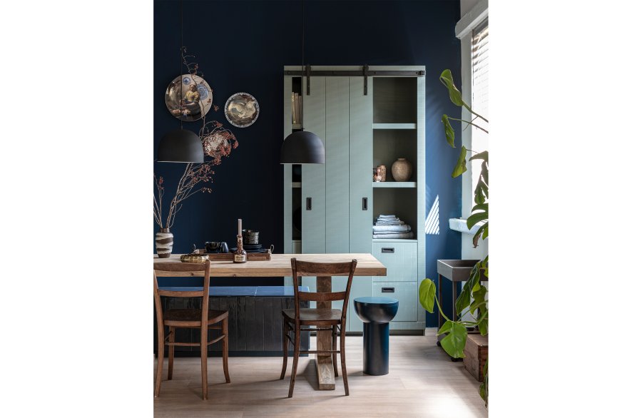 VTWONEN Slide Barn skab, m. 1 skydelge, 4 skuffer og 4 hylder - sbe fyrretr