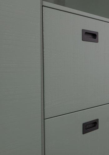 VTWONEN Slide Barn skab, m. 1 skydelge, 4 skuffer og 4 hylder - sbe fyrretr