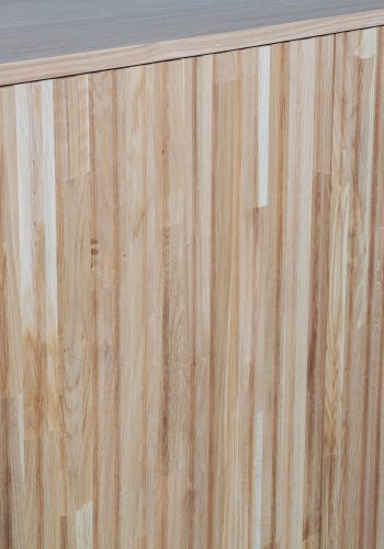 WOOOD EXCLUSIVE New Gravure sknk, m. 4 push to open lger - natur egefinér og sort metal (B:200)