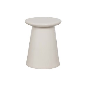 VTWONEN Button sidebord, rund - hvid keramik (35)