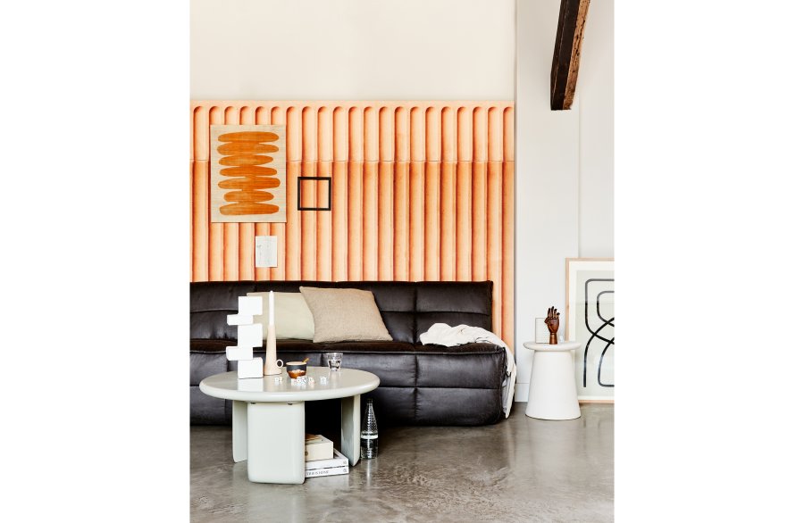 VTWONEN Button sidebord, rund - hvid keramik (35)