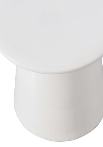 VTWONEN Button sidebord, rund - hvid keramik (35)