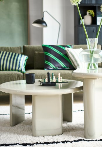 VTWONEN Beach lille sidebord, organisk - ler mangotr (64x51)