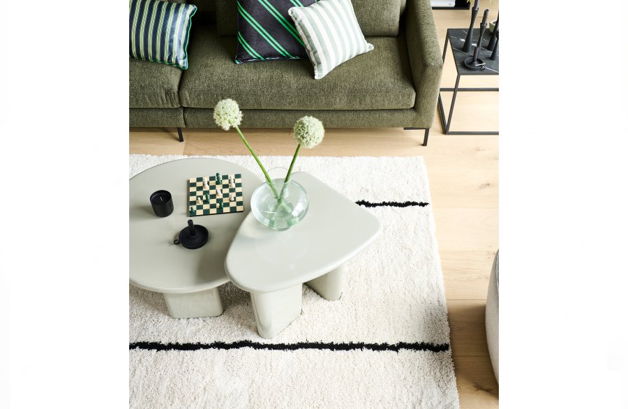 VTWONEN Beach lille sidebord, organisk - ler mangotr (64x51)