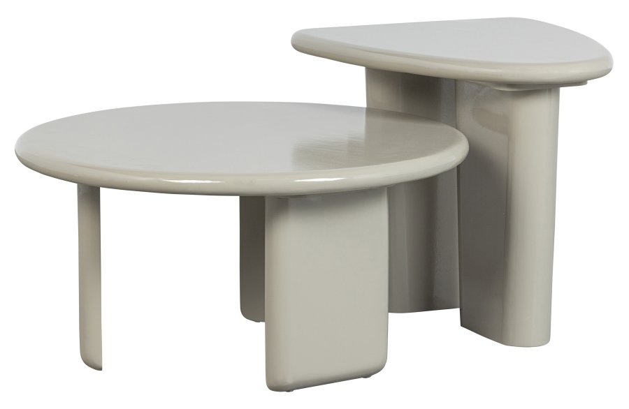 VTWONEN Beach lille sidebord, organisk - ler mangotr (64x51)