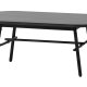 VTWONEN Elegance sofabord, rektangulr - sort mangotr og metal (100x60)
