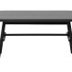 VTWONEN Elegance sofabord, rektangulr - sort mangotr og metal (100x60)