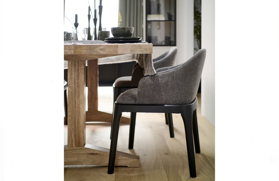 VTWONEN Deck spisebord, rektangulr - natur mangotr (200x90)