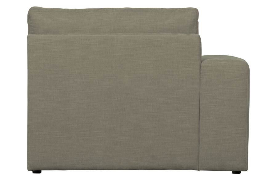 VTWONEN Family 1 pers. sofamodul, m. armln, venstre - varm gr polyester