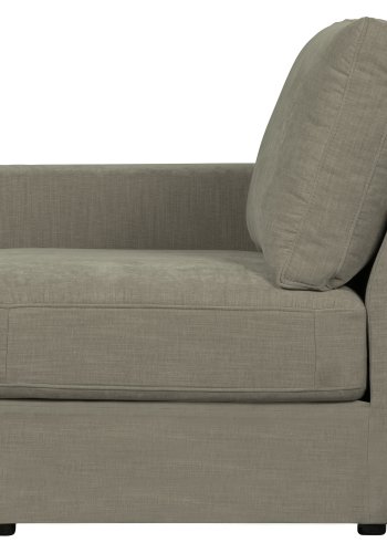 VTWONEN Family 1 pers. sofamodul, m. armln, venstre - varm gr polyester