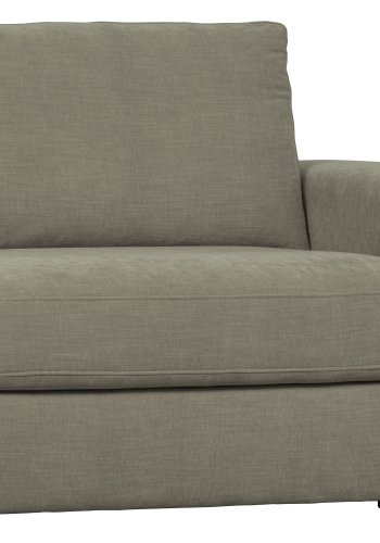 VTWONEN Family 1 pers. sofamodul, m. armln, hjre - varm gr polyester