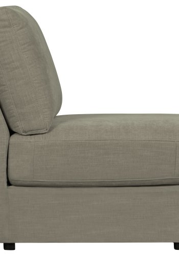 VTWONEN Family 1 pers. sofamodul, u. armln - varm gr polyester