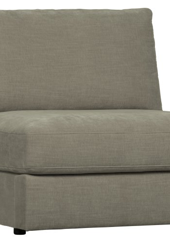 VTWONEN Family 1 pers. sofamodul, u. armln - varm gr polyester