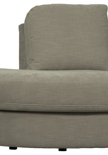 VTWONEN Family 1 pers. sofamodul, rundt hjrne, venstre - varm gr polyester