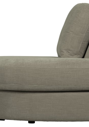 VTWONEN Family 1 pers. sofamodul, rundt hjrne, hjre - varm gr polyester