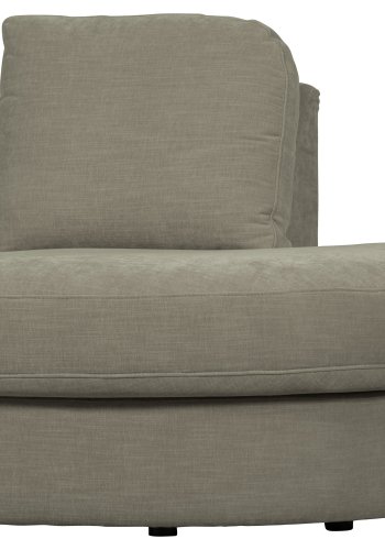 VTWONEN Family 1 pers. sofamodul, rundt hjrne, hjre - varm gr polyester
