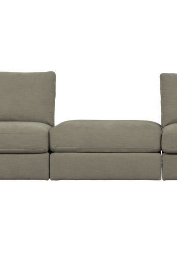 VTWONEN Family 1 pers. sofamodul, rundt hjrne, hjre - varm gr polyester