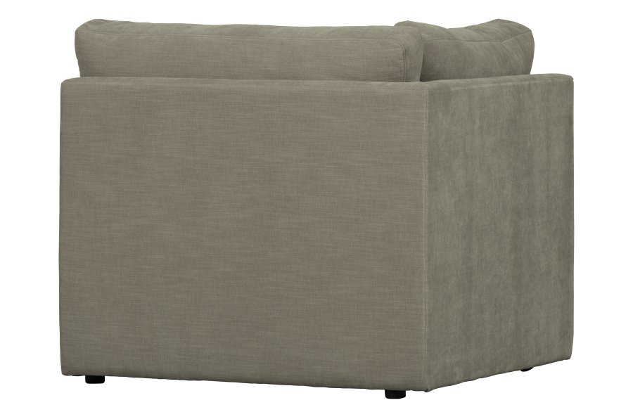 VTWONEN Family 1 pers. sofamodul, hjrne - varm gr polyester