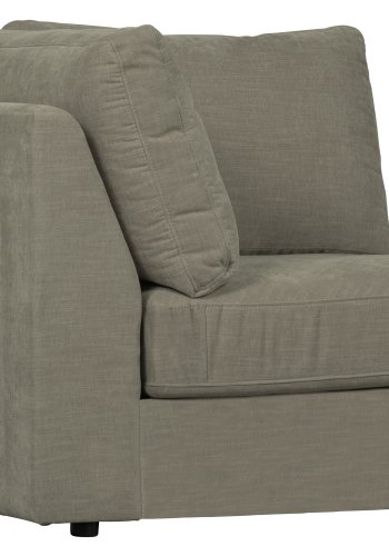 VTWONEN Family 1 pers. sofamodul, hjrne - varm gr polyester