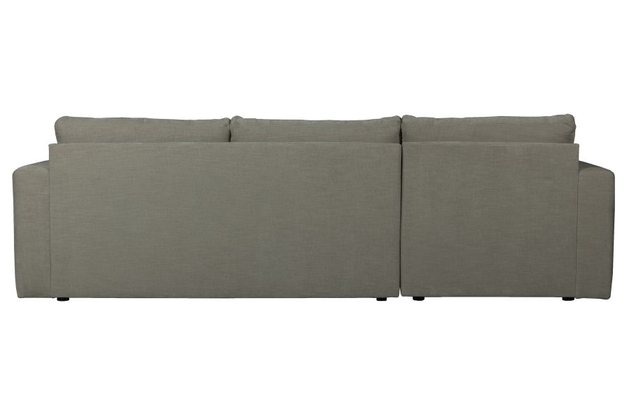 VTWONEN Bar sofa, m. chaiselong, venstre - varm gr polyester